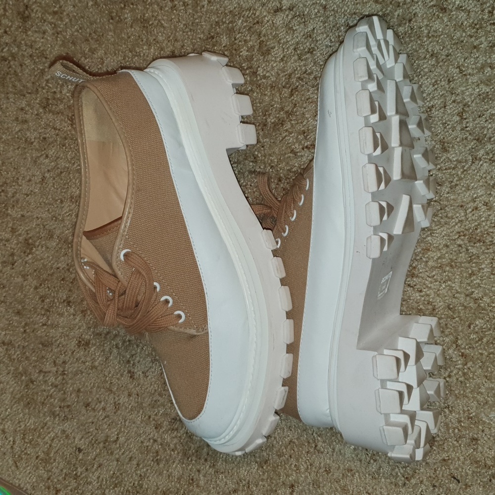 Schutz Krystal Lug Sole 2 Tone Lace Up Oxford sz 11 - Picture 3 of 8
